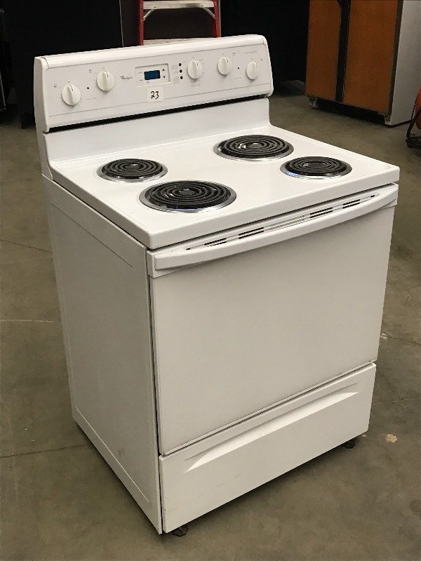 lot 23 image: Whirlpool 230Volt Electric Range, W...