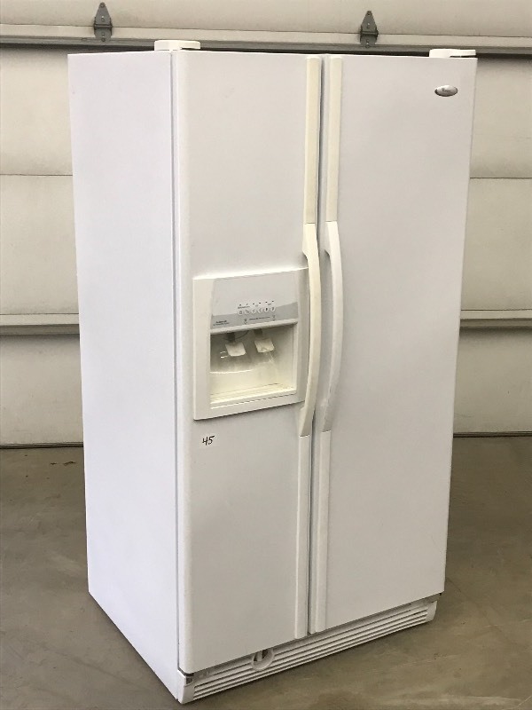 lot 45 image: Whirlpool Side-By-Side Refrigerator...