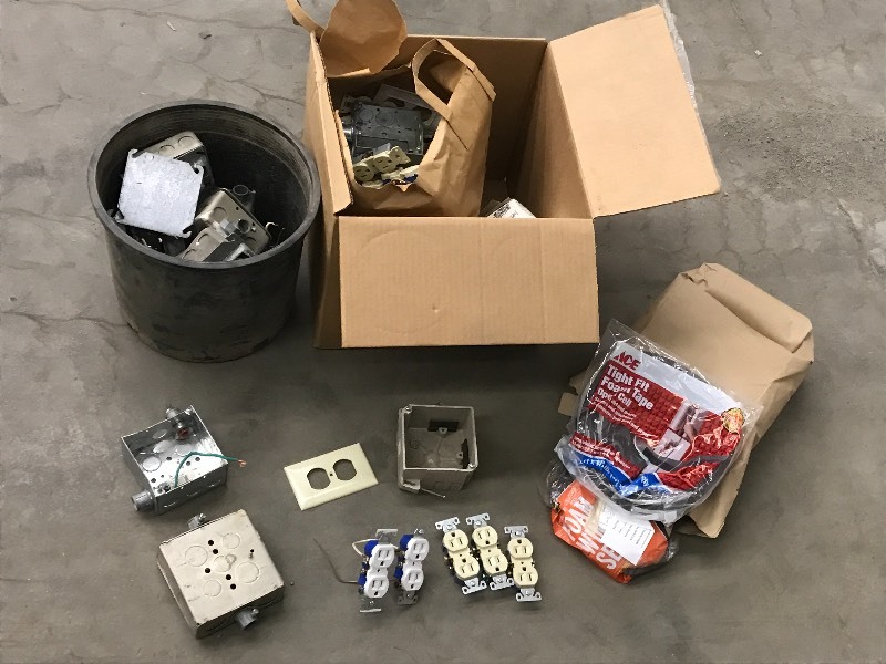 lot 67 image: Lot Of Assorted Electrical Supplies...