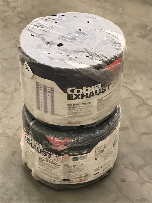 lot 71 image: (2) New Rolls Of Cobra Exhaust Vent...