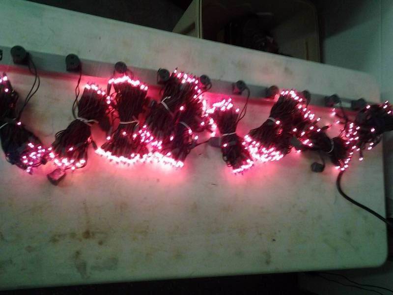 10-Bundles Of 50 Red Mini Lights