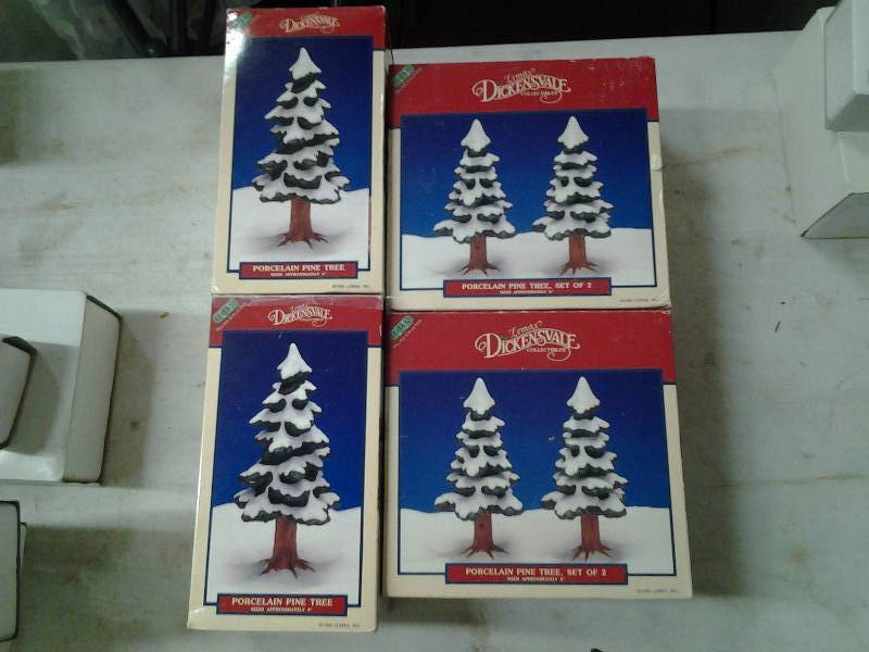 Dickensvale Porcelain Pine Trees