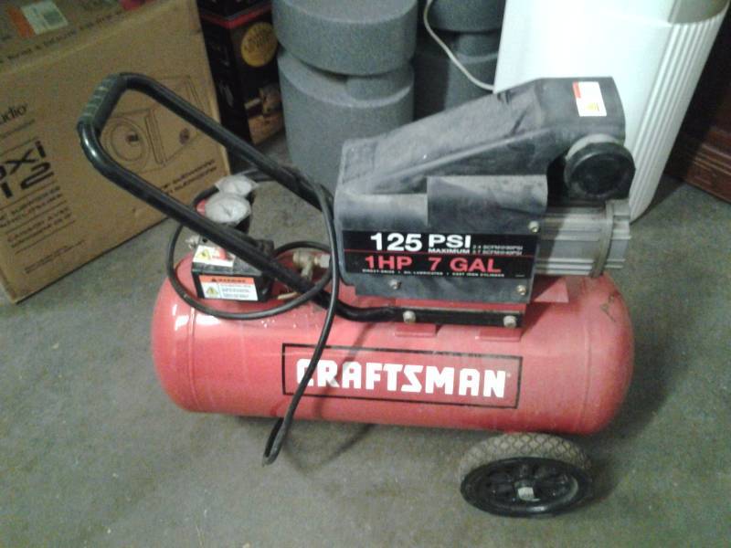 1 Hp Craftsman Air Compressor Works Good
