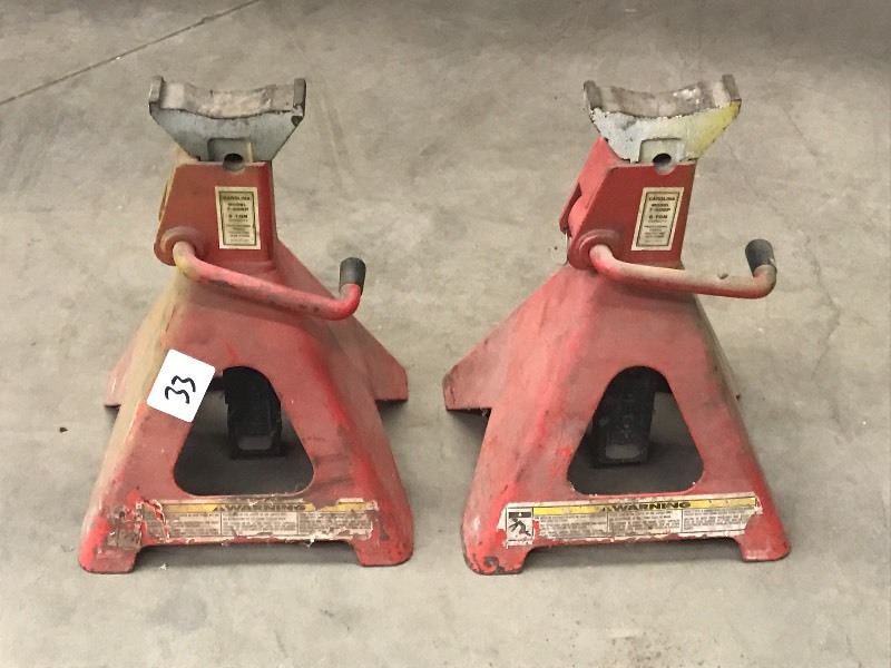 Pair Of 6-Ton Jack Stands ...