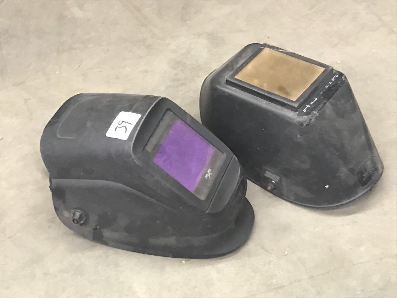 Lot Of (2) Welding Helmets ...