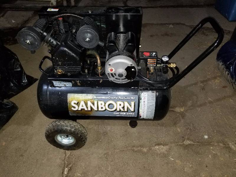 lot 41 image: Sanborn Air compresser