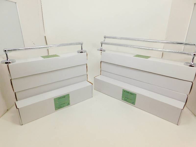 Lot of New Polished Chrome Towel Bars