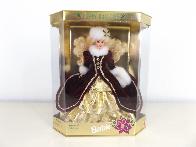 New in Box, NRFB, 1996 Special Edition Happy Holidays Barbie Collectors Doll