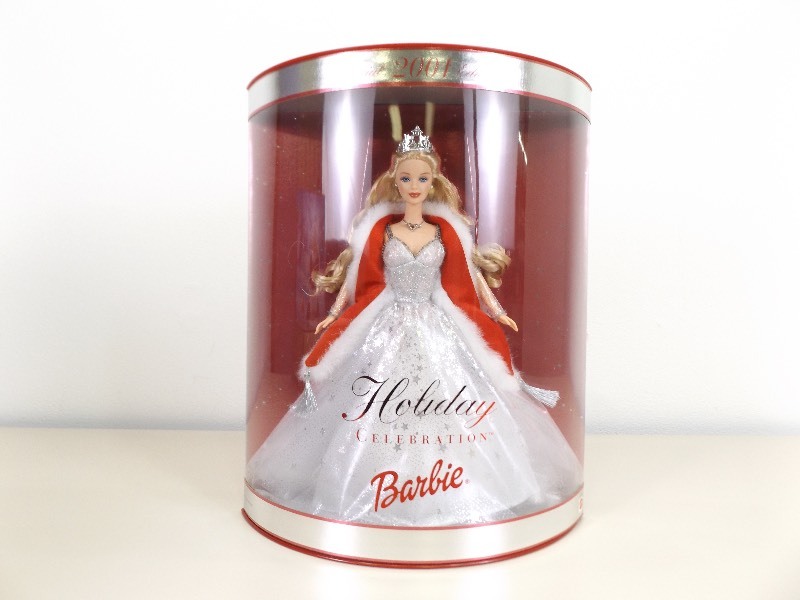 New in Box, NRFB, 2001 Special Edition Holiday Celebration Barbie Collectors Doll
