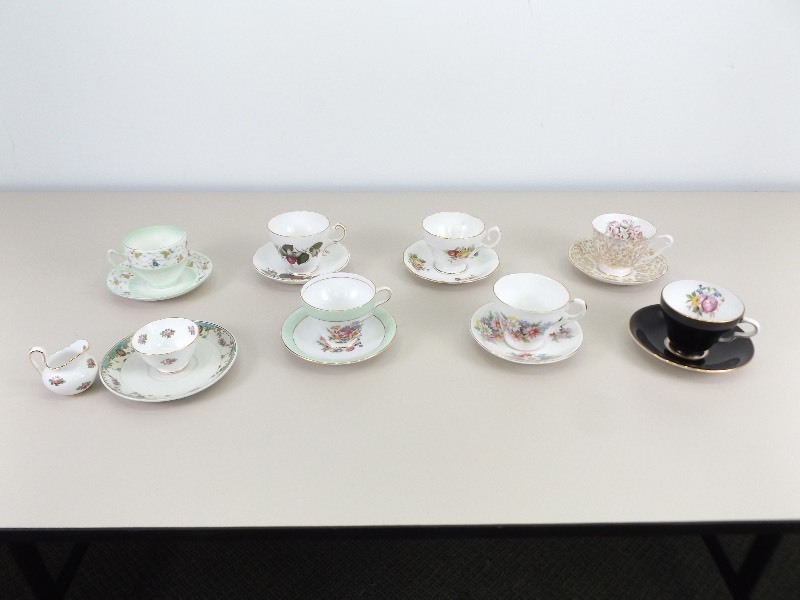Lot of AntiqueVintage Teacups and Saucers