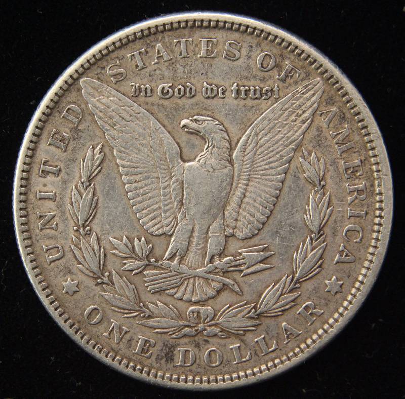 lot 28 image: 1891 MORGAN SILVER DOLLAR XF