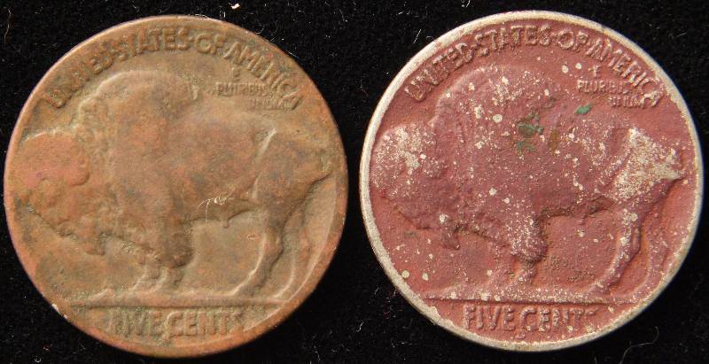 lot 39 image: 2 BETTER DATE BUFFALO NICKELS 1916-D & 1917-S