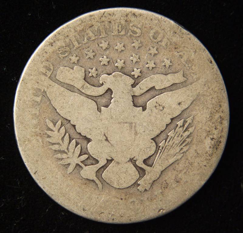 lot 32 image: 1899 BARBER SILVER HALF DOLLAR