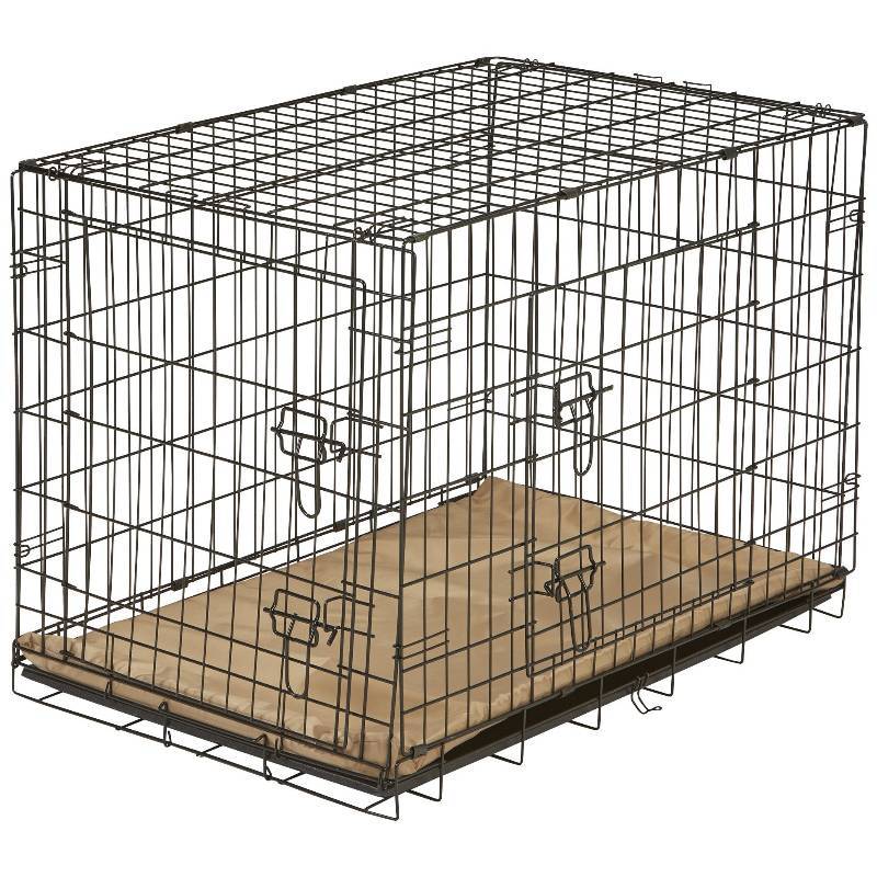 alcove folding metal dog crate, MSRP $89.99