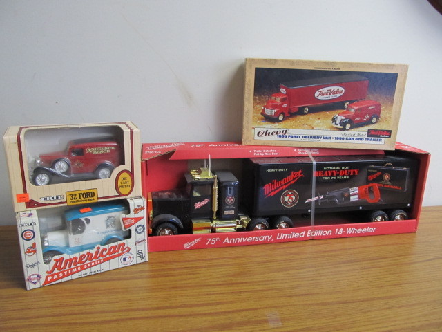 lot 95 image: Group of MINT IN BOX Diecast Trucks