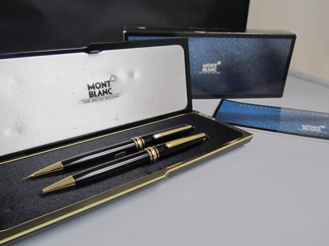 lot 52 image: Mont Blanc Meisterstuck Pen & Mechanical Pencil Set