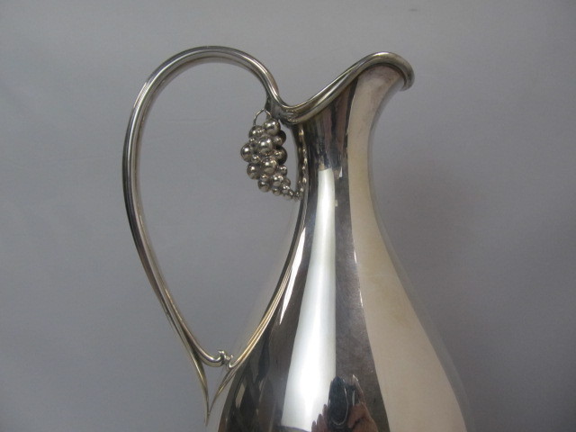 lot 10 image: Vintage Signed A.F. RASMUSSEN Sterling Silver Ewer
