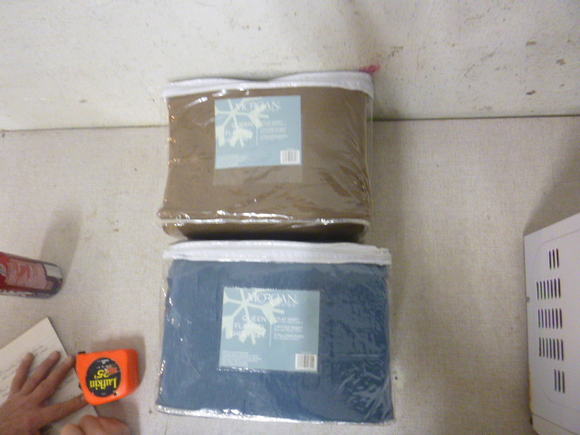 lot 10 image: 2 Sets of Morgan Home Queen Size Flannel Sheets