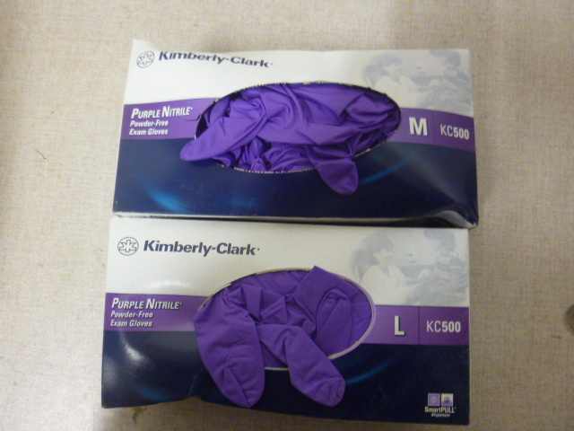 lot 19 image: 2 Boxes of Kimberly Clark NitrileExam Gloves