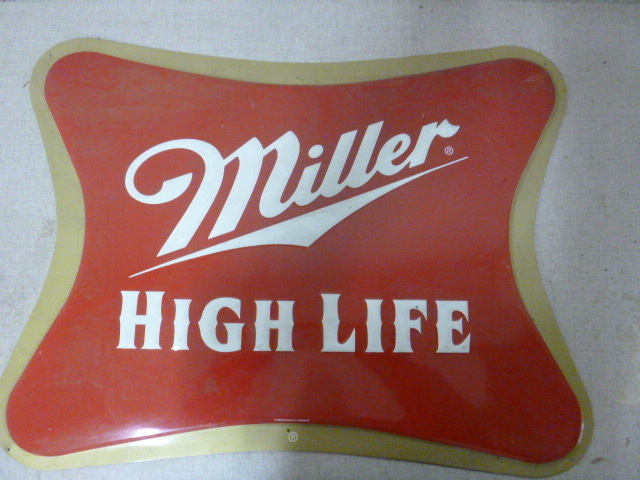 lot 60 image: Miller High Life Sign