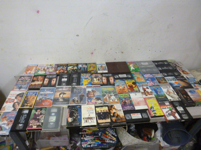 lot 104 image: Miscellaneous VHS and DVD Movies