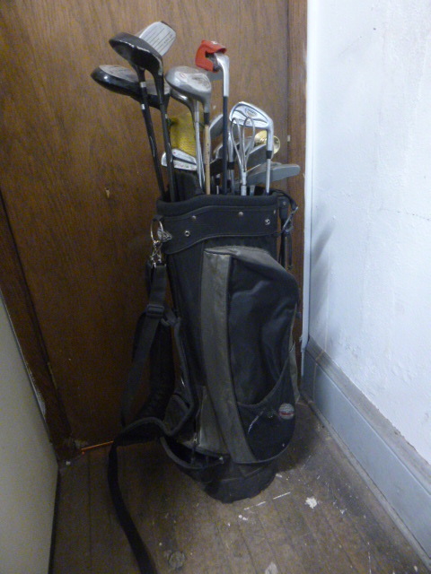 lot 108 image: Golf Clubs with Bag