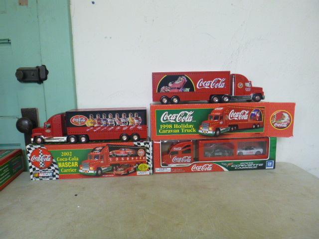 lot 161 image: Coca-Cola Collector Trucks