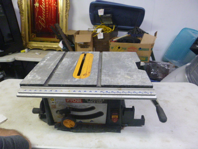 lot 166 image: Ryobi 10 Portable Table Saw