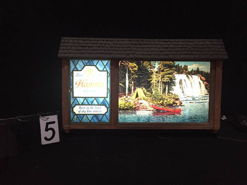 lot 5 image: Hamms Beer light up scenic