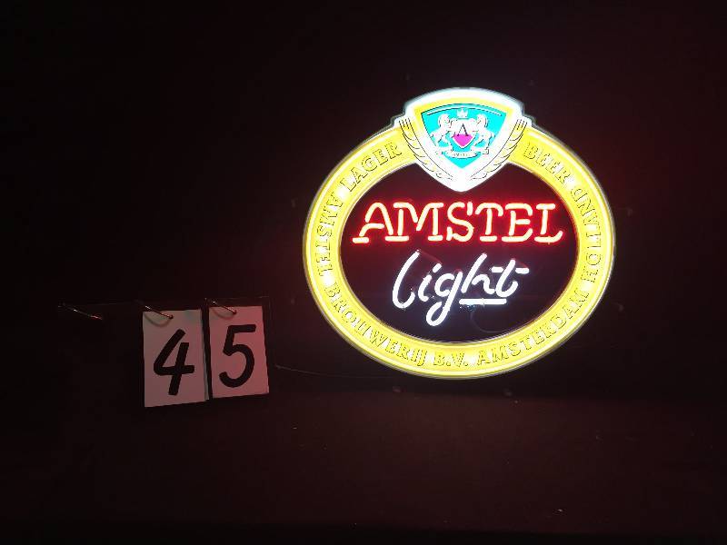 lot 45 image: Amstel Light neon