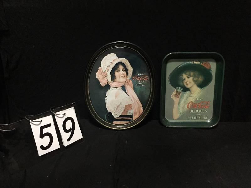 lot 59 image: Coca-Cola serving trays