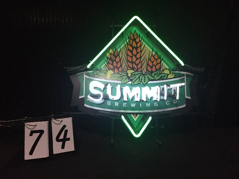 lot 74 image: Summit Brewing Co neon