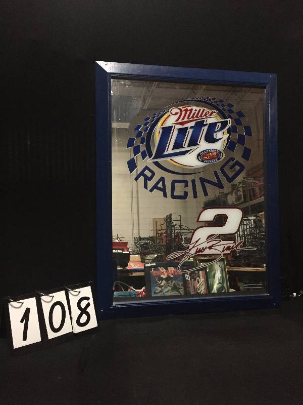 lot 108 image: Miller Lite Racing #2 mirror