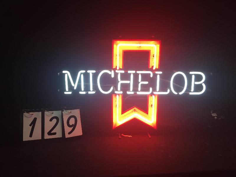 lot 129 image: Michelob neon