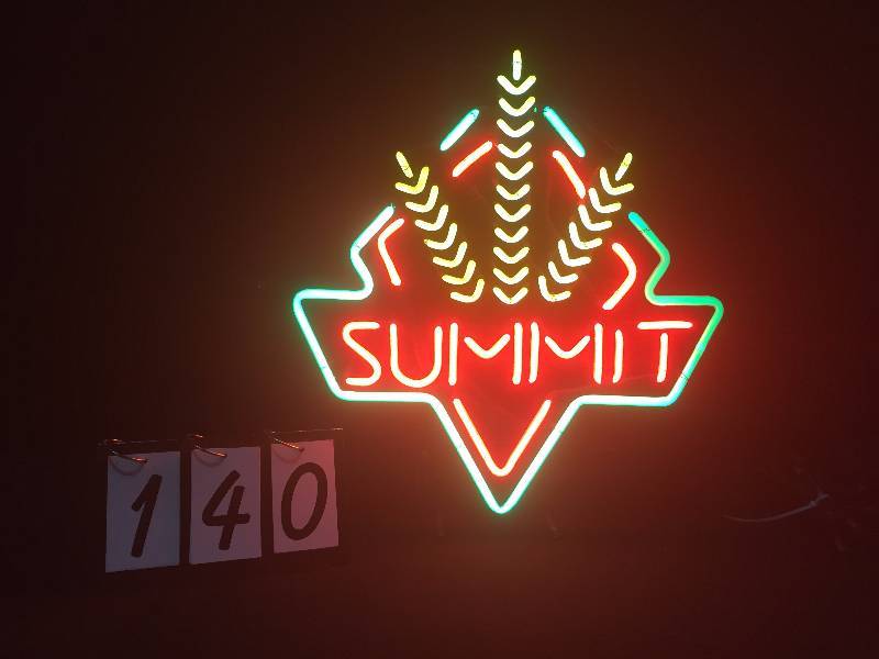lot 140 image: Summit Brewing Co neon