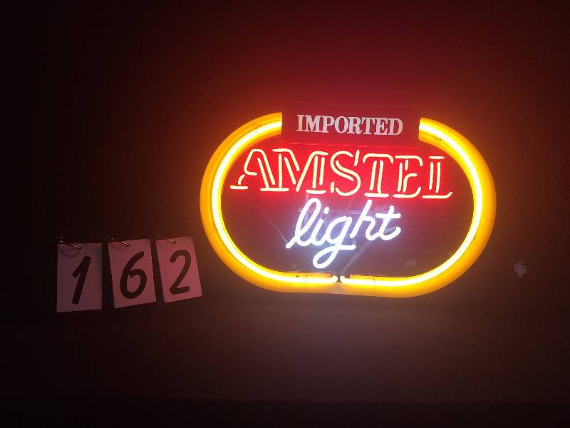 lot 162 image: Amstel Light vintage neon