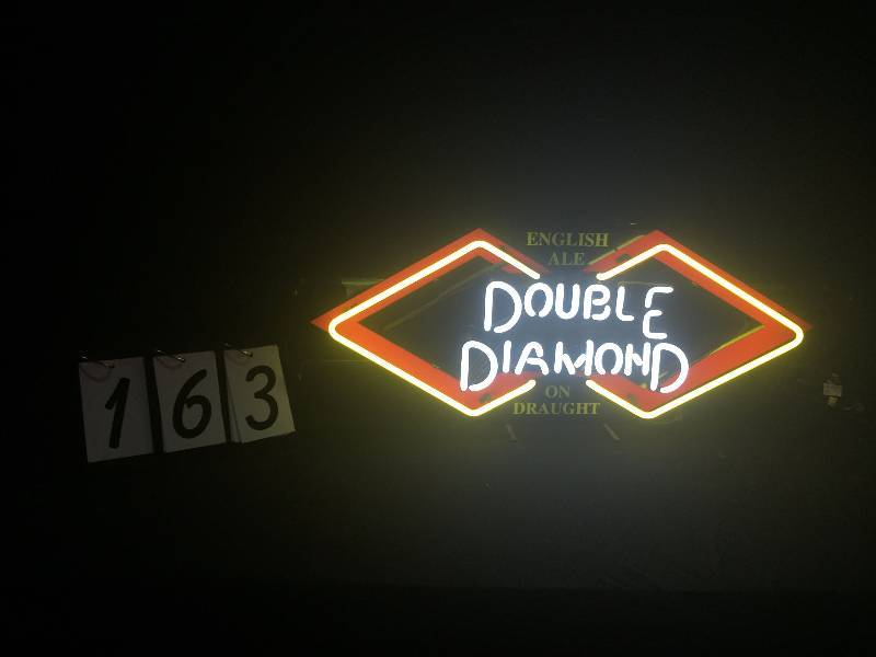 lot 163 image: Double Diamond English Ale neon
