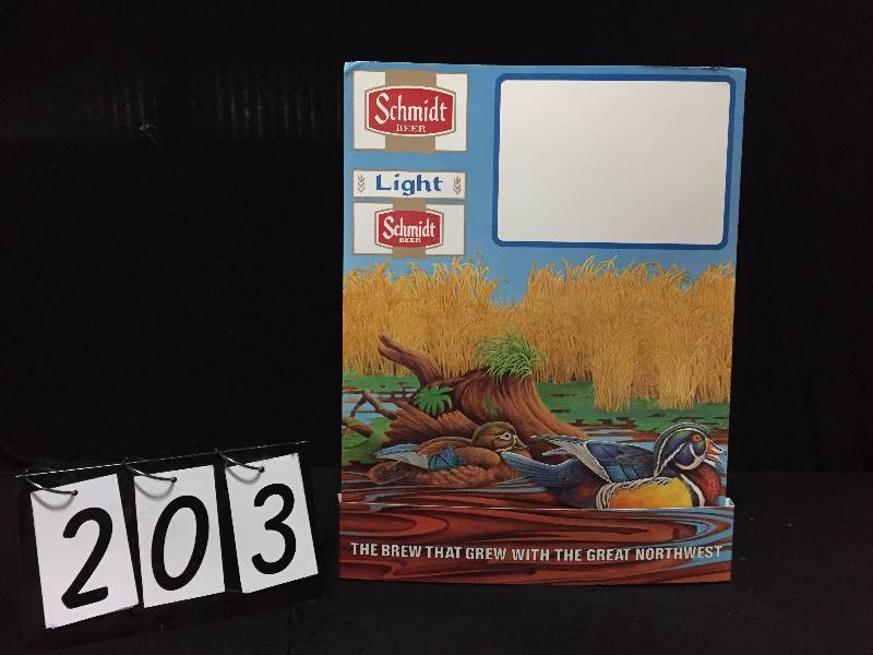 lot 203 image: Schmidt Beer wood duck motion display