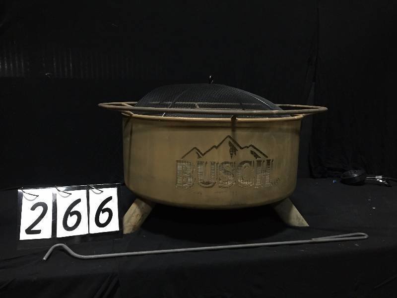 lot 266 image: Busch Beer fire pit