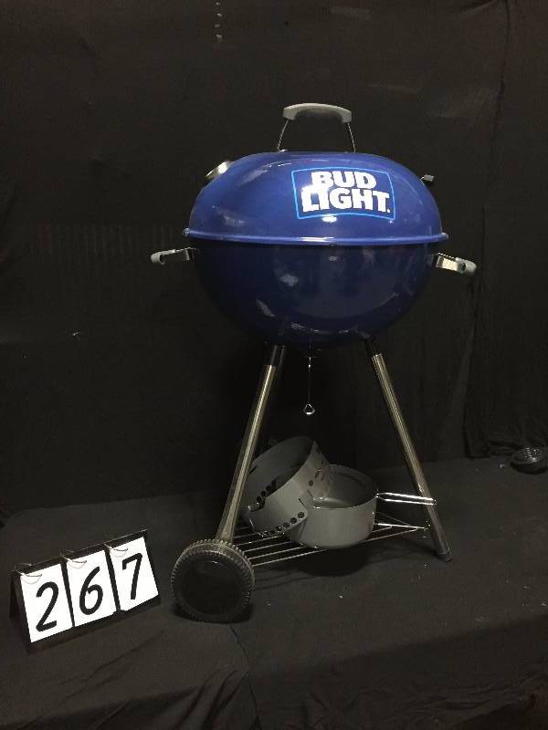 lot 267 image: Bud Light Beer kettle grill  BBQ