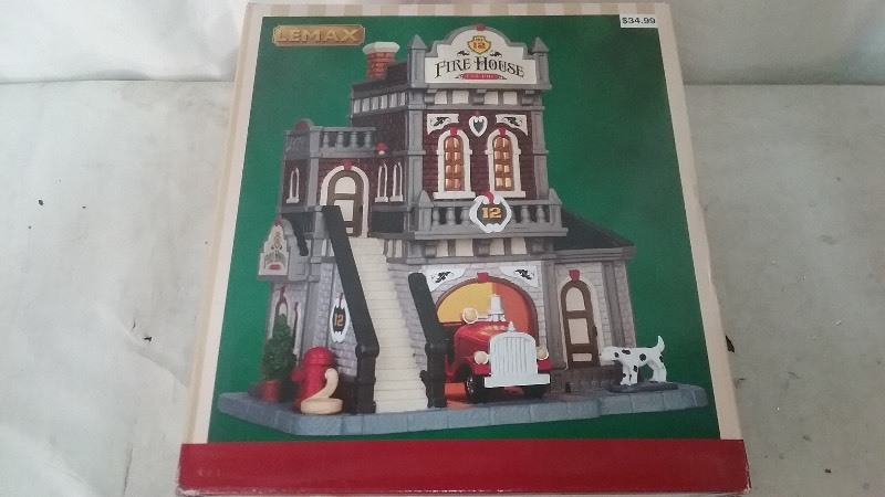 lot 16 image: Lemax Firehouse #12