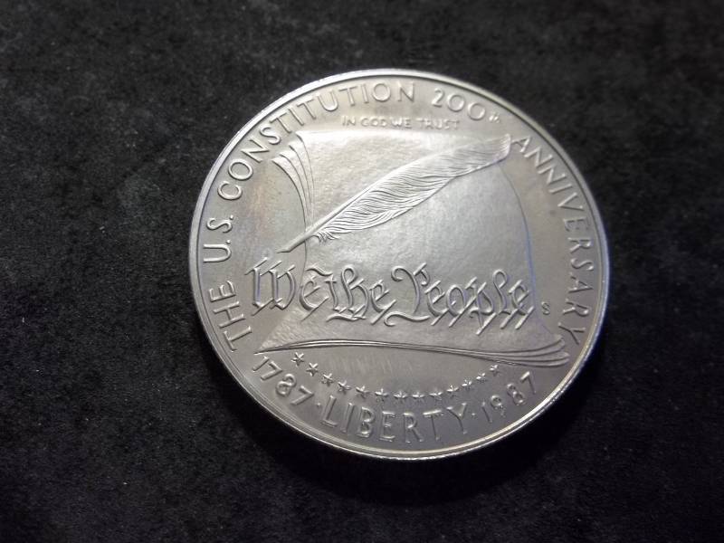 1987 Constitution 200 Year Anniversary Proof Comemmorative Dollar