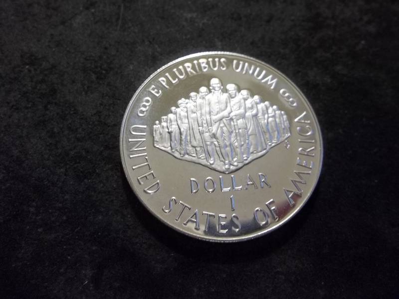 1987 Constitution 200 Year Anniversary Silver Proof Comemmorative Dollar