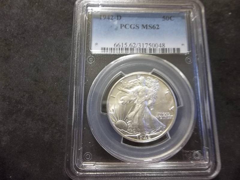 1942 D Walker Half Dollar