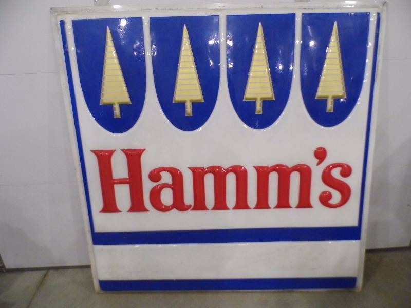 lot 19 image: Hamms Sign Face - Blank