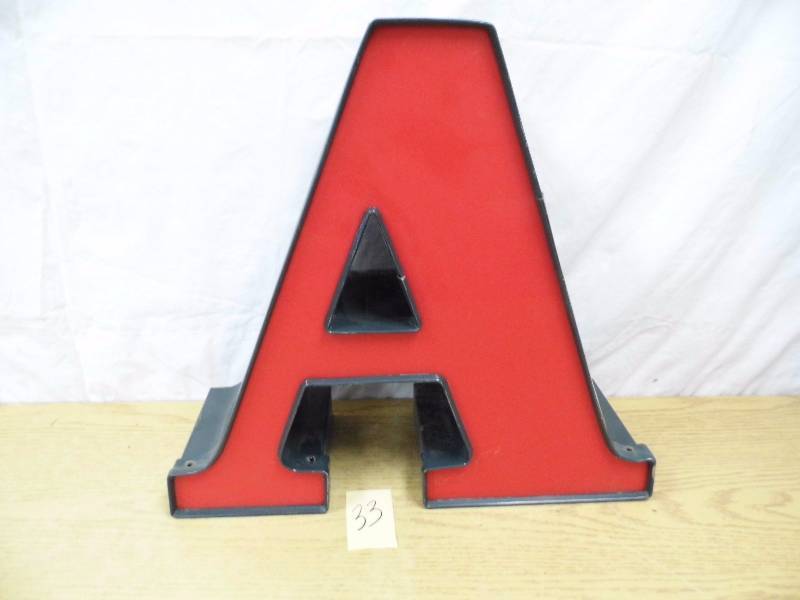 lot 33 image: Neon Letter A