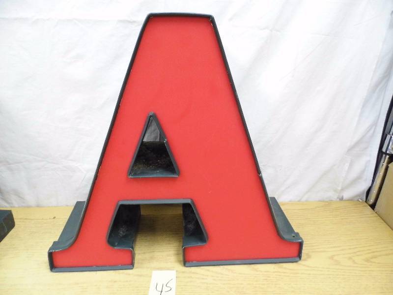 lot 45 image: Neon Letter A