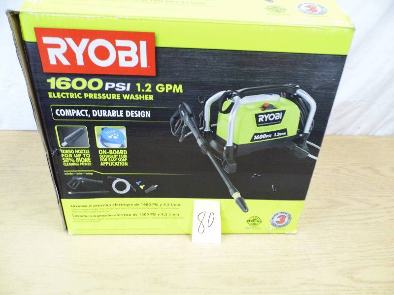 lot 80 image: Ryobi Pressure Washer
