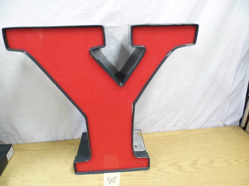 lot 36 image: Neon Letter Y