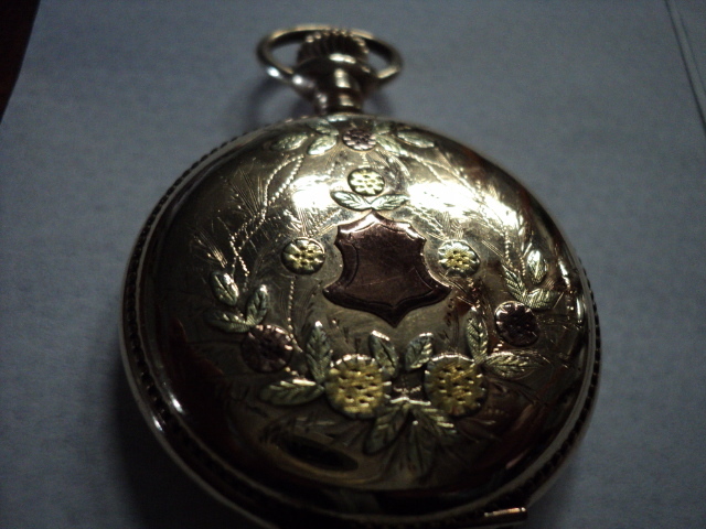 black hills gold pocket watch...